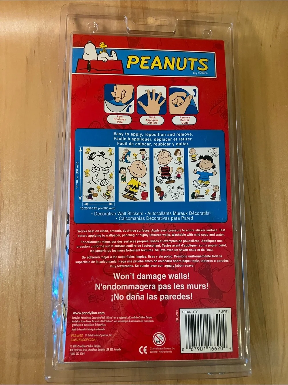 Removable Peanuts Decorative Wall Stickers by Peanuts